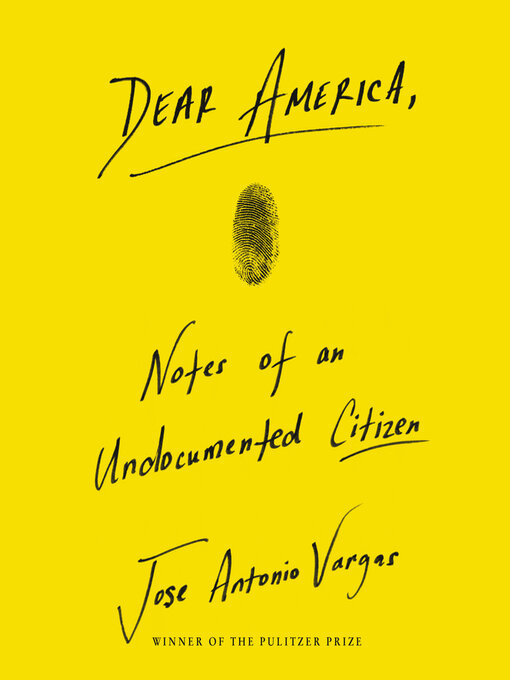 Title details for Dear America by Jose Antonio Vargas - Wait list
